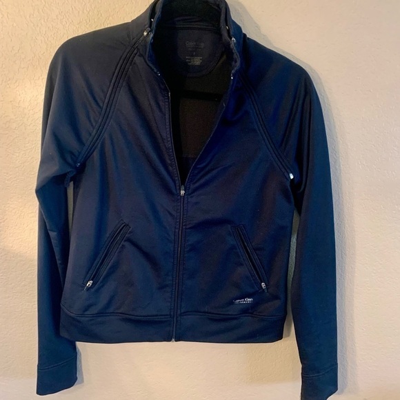 Calvin Klein Performance Jacket Small 2-in-1 Convertible Sport Jacket ZipUp CK - Picture 3 of 13
